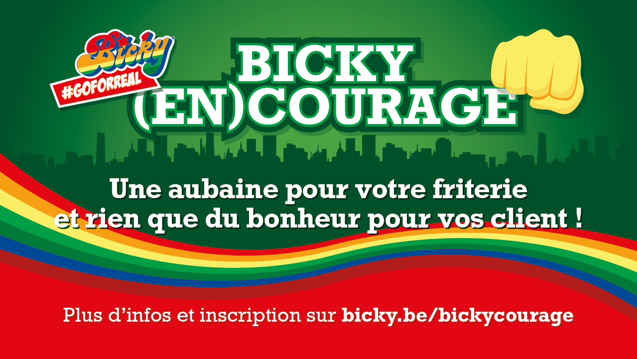 Snackblad Bicky (en)courage FR 614×3462